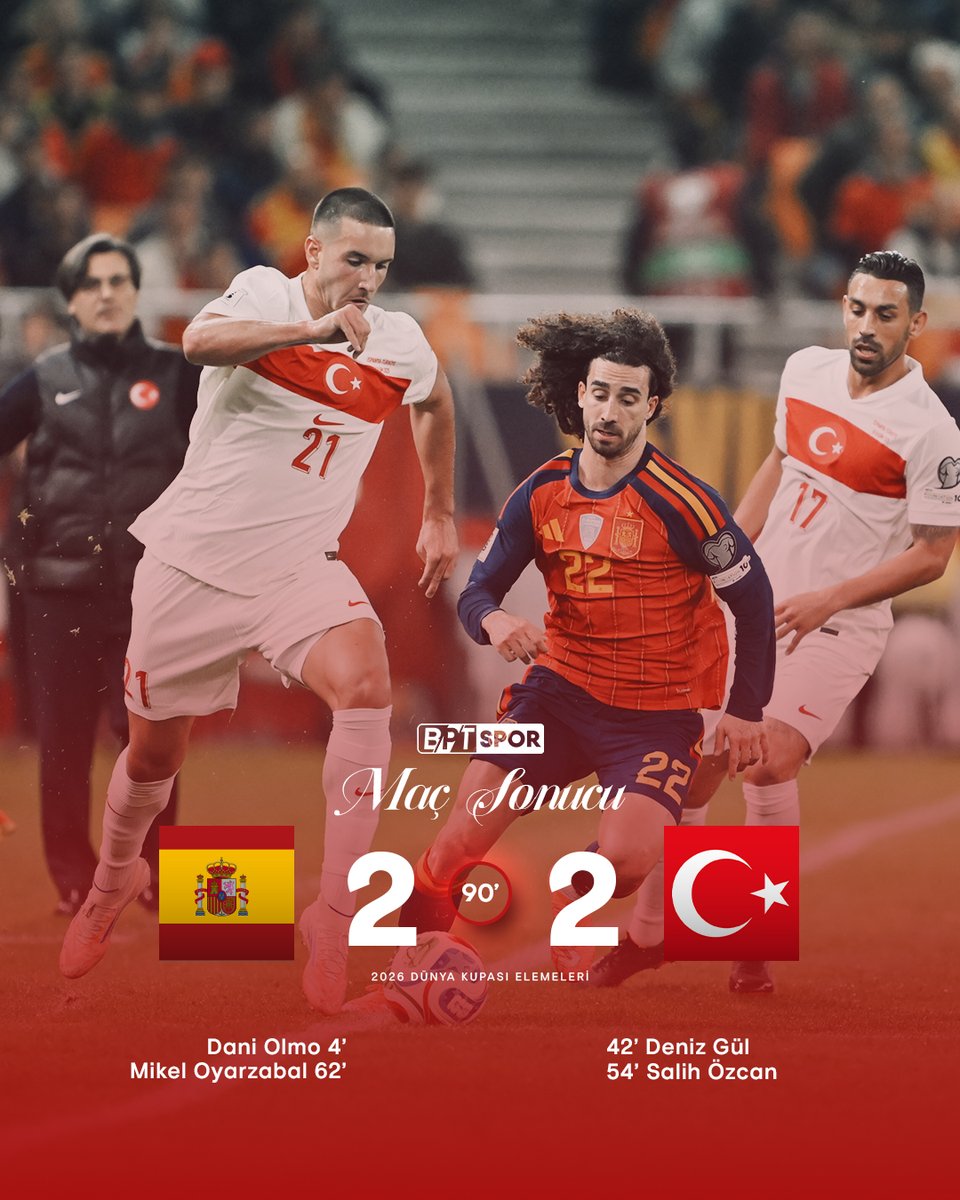 Türkiye, Dünya Kupası Elemelerinde Play-Off Hakkı Kazandı