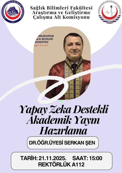 Afyonkarahisar'da Akademik Yayıncılıkta Yapay Zeka Dönemi Başlıyor
