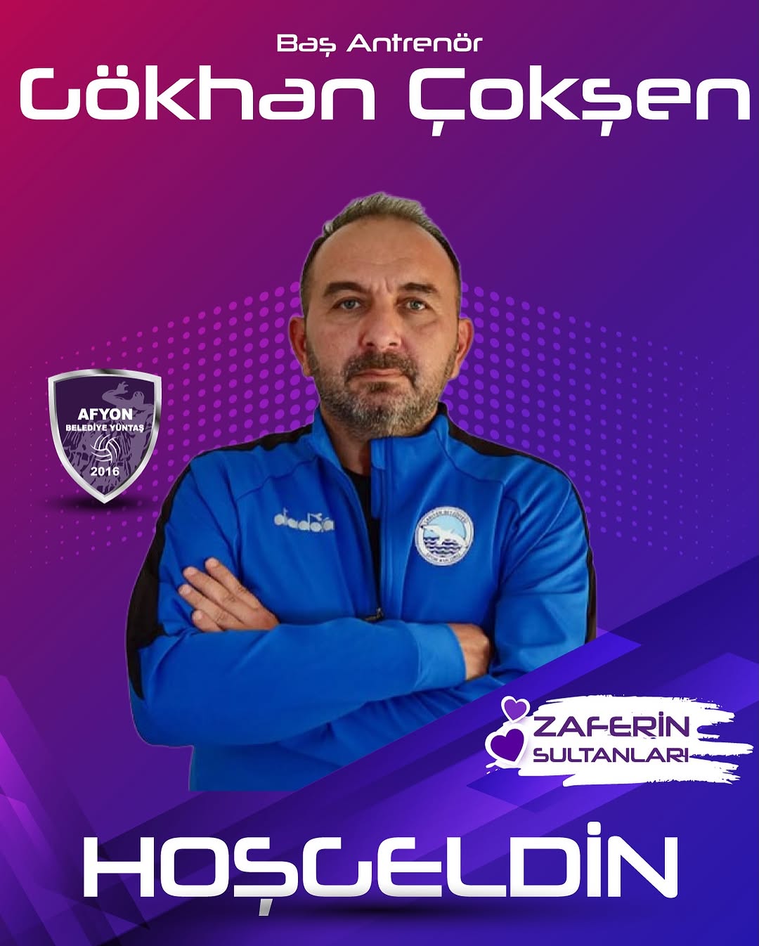 Afyon Yüntaş Spor, Sultanlar Ligi Hedefi İçin Gökhan Çokşen ile Anlaştı