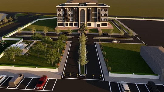 Bolvadin Belediyesi Hizmet Binası İçin Çevre Düzenleme Projesi Başlıyor