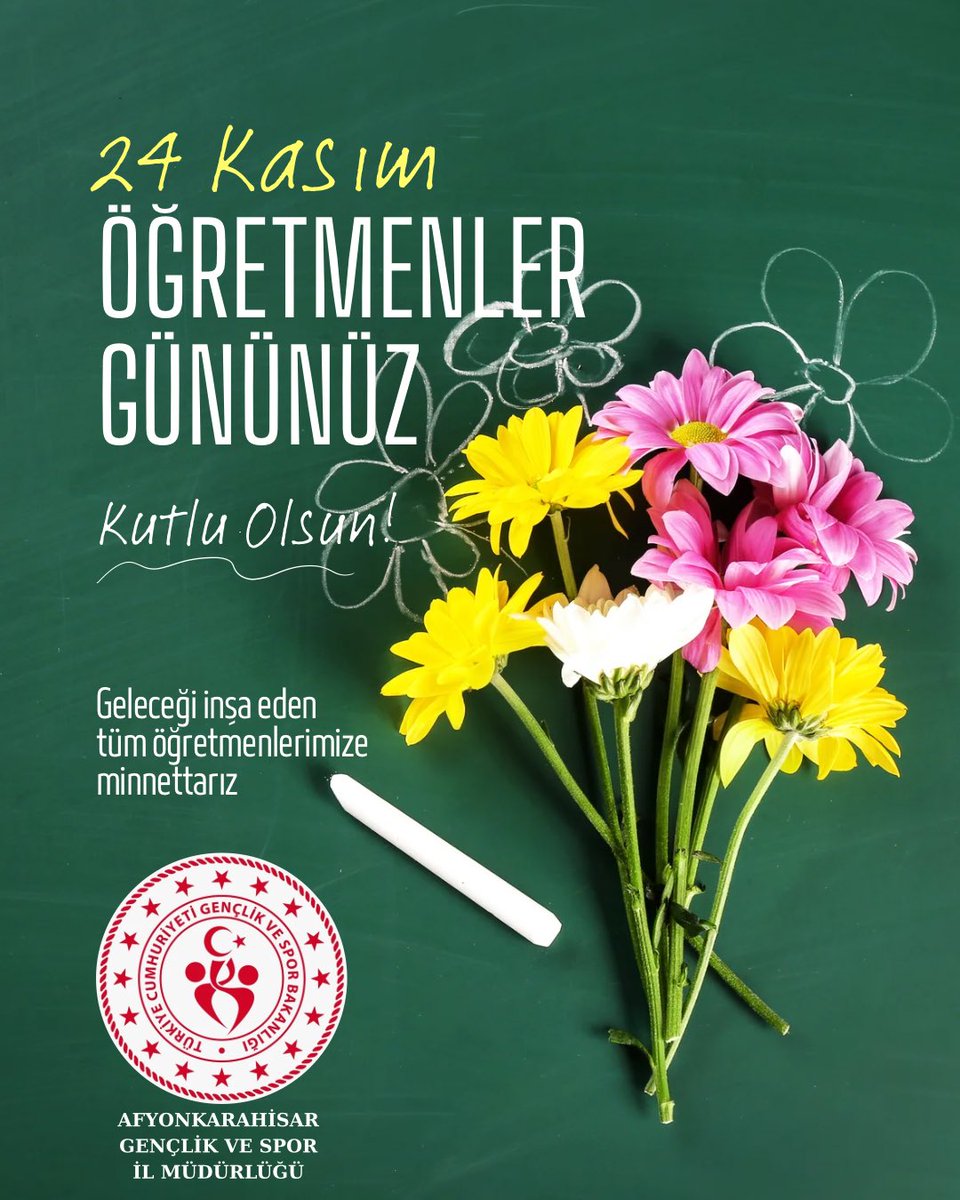 Afyonkarahisar'da 24 Kasım Öğretmenler Günü Kutlandı