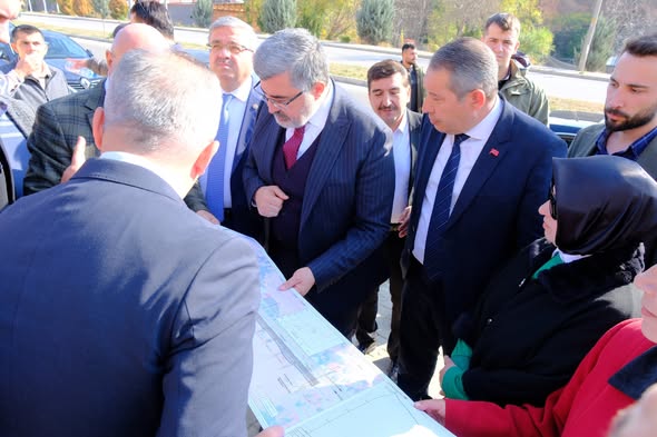 Afyonkarahisar Dinar'da Kaçış Rampası Projesinde İhale Sonrası Saha İncelemesi