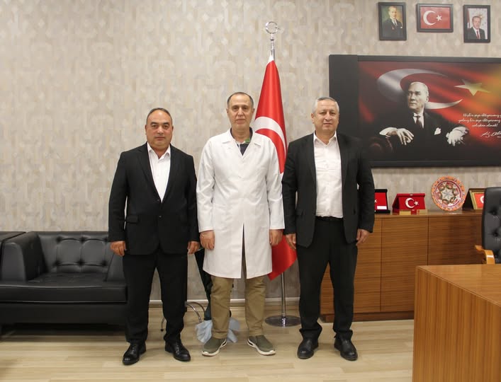 Kocaöz Belediye Başkanları Afyonkarahisar Devlet Hastanesi Başhekimini Ziyaret Etti