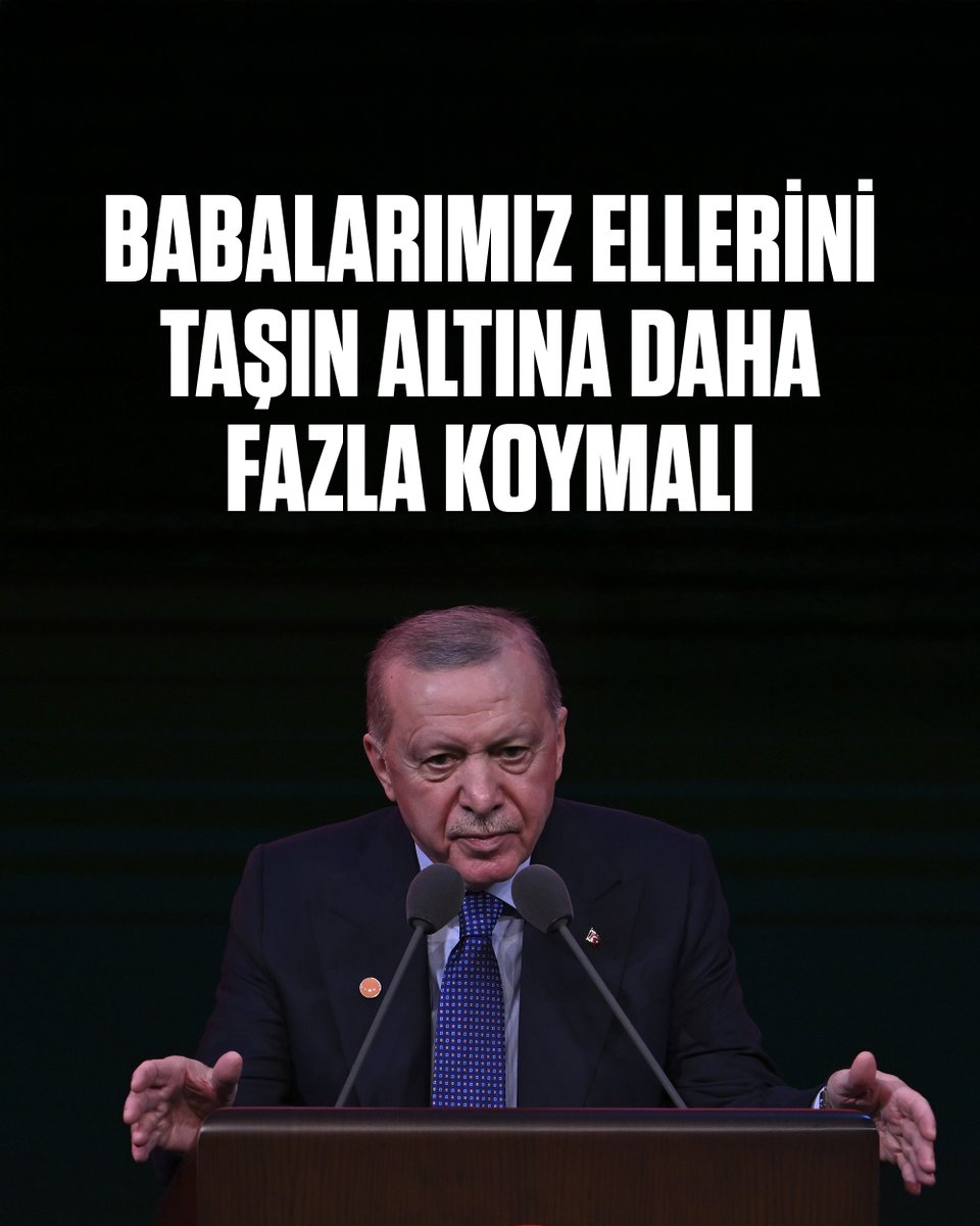 Cumhurbaşkanı Erdoğan'dan Babalara Aile İçi Görev Paylaşımı Çağrısı