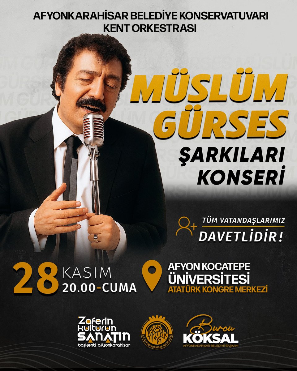 Müslüm Gürses'in Unutulmaz Eserleri Afyonkarahisar'da Sahnelenecek