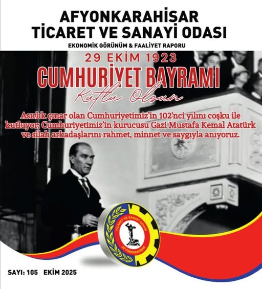 Afyonkarahisar TSO, 2025 Ekim Ayı Ekonomik Görünüm Raporunu Açıkladı