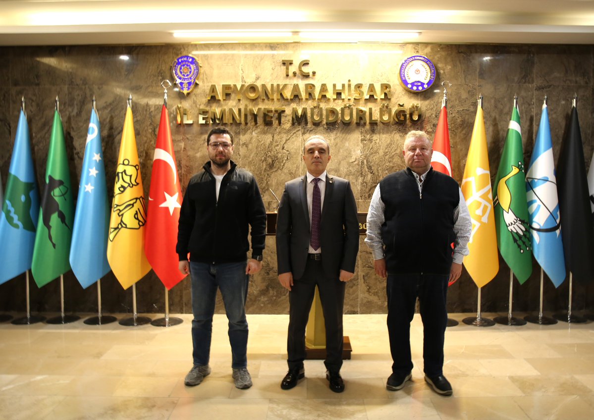 Ümit Mermer Yönetimi, Afyonkarahisar İl Emniyet Müdürü'nü Ziyaret Etti