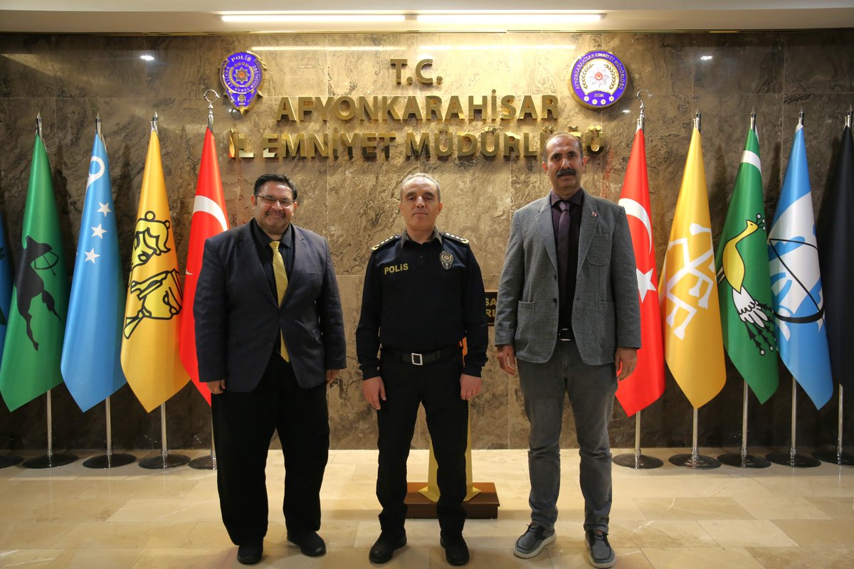 Afyonkarahisar Emniyet Müdürü Ahmet Birtan Erol'a Sivil Toplum Kuruluşu Ziyareti