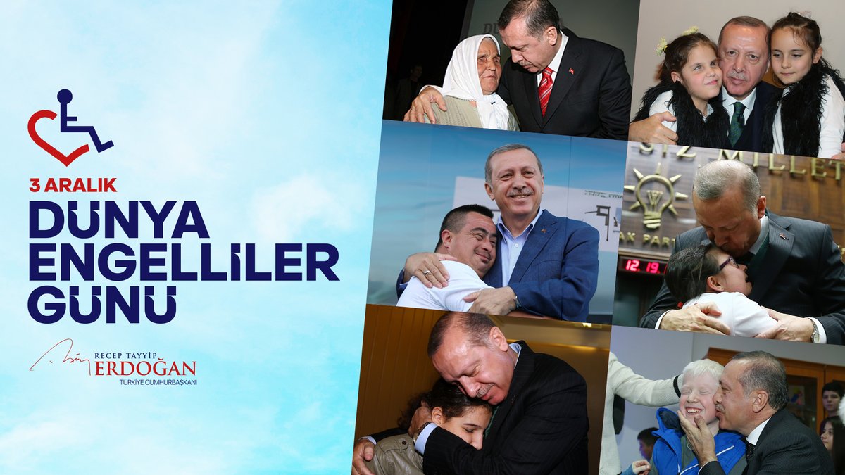 3 Aralık Dünya Engelliler Günü'nde Cumhurbaşkanı Erdoğan'dan Mesaj
