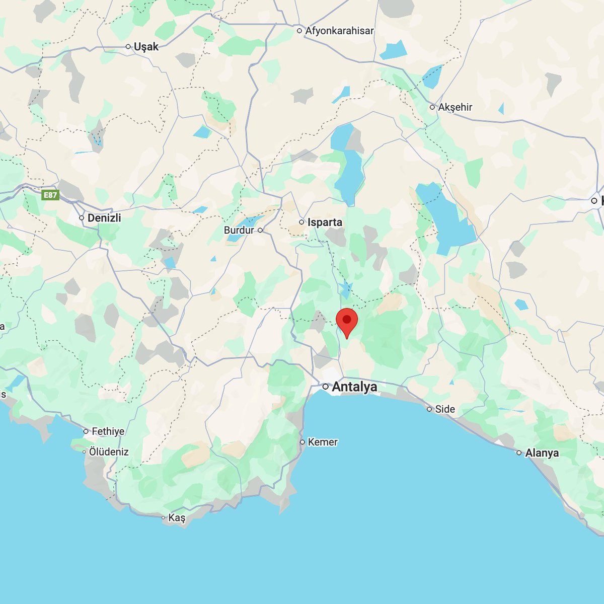 Antalya'da 4.9 Büyüklüğünde Deprem Meydana Geldi