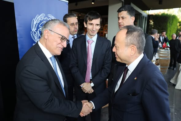 Afyonkarahisar TSO Başkanı, İtalya Büyükelçisi Onuruna Veda Resepsiyonuna Katıldı