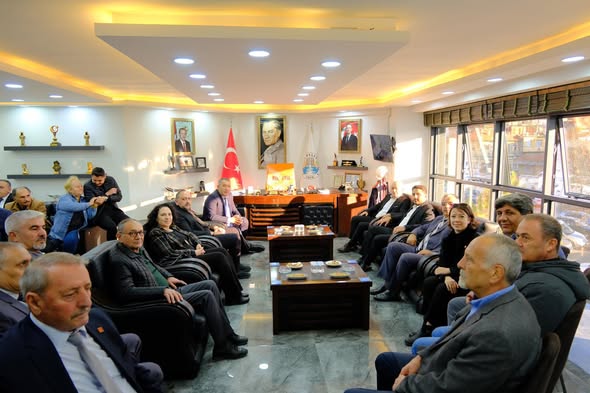 CHP Afyonkarahisar Heyeti Dinar'da İncelemelerde Bulundu