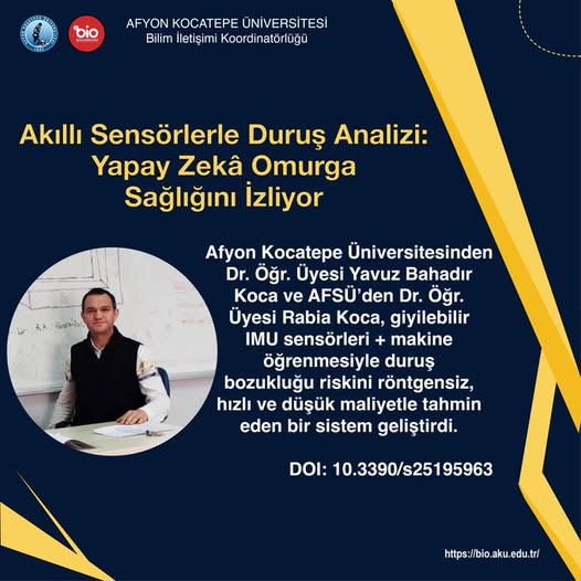 Akıllı Sensörler ve Yapay Zekâ ile Duruş Bozukluğu Tespiti