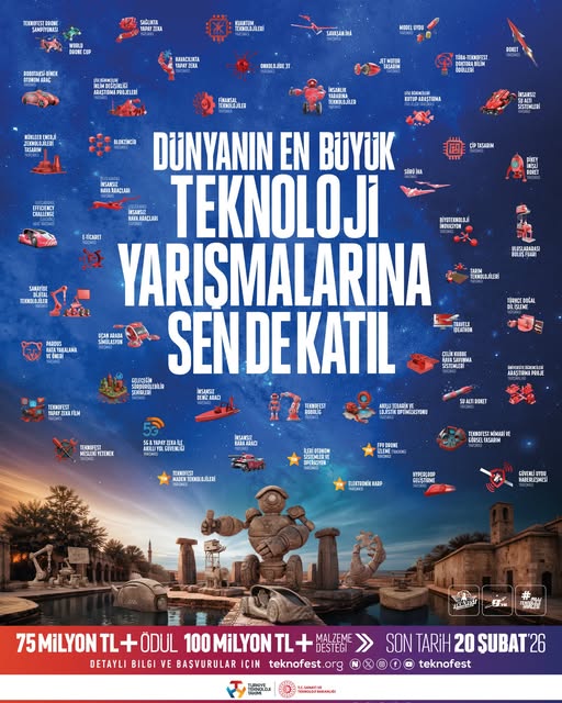 TEKNOFEST 2026 Teknoloji Yarışmaları Başvuruları Başladı