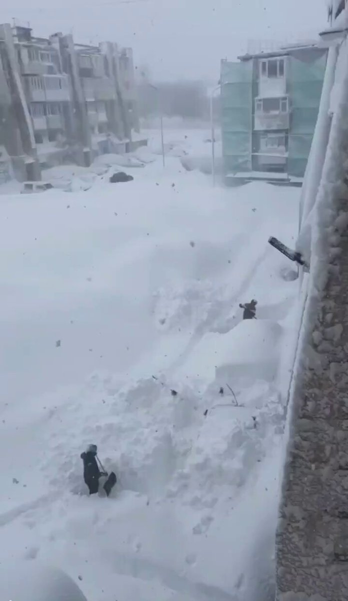 Kamçatka'da Kar Kalınlığı Rekor Seviyeye Ulaştı