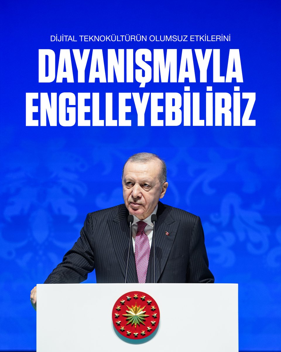 Cumhurbaşkanı Erdoğan: Dijital Teknokültürün Gençler Üzerindeki Olumsuz Etkilerine Karşı Topyekûn Mücadele Çağrısı