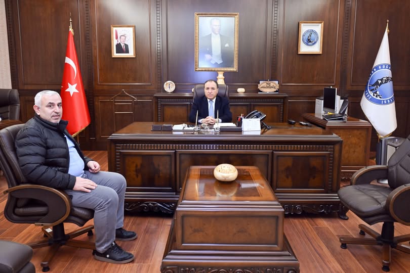 Özel Eğitim Uzmanı İsmail Hakkı Hayta, AKÜ Rektörü'nü Ziyaret Etti