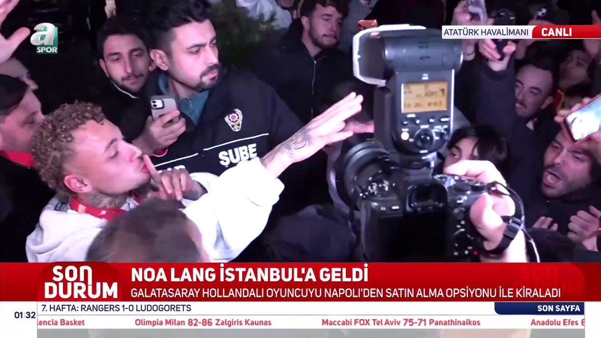 Galatasaray'ın Yeni Transferi Noa Lang'dan İlk Gol!