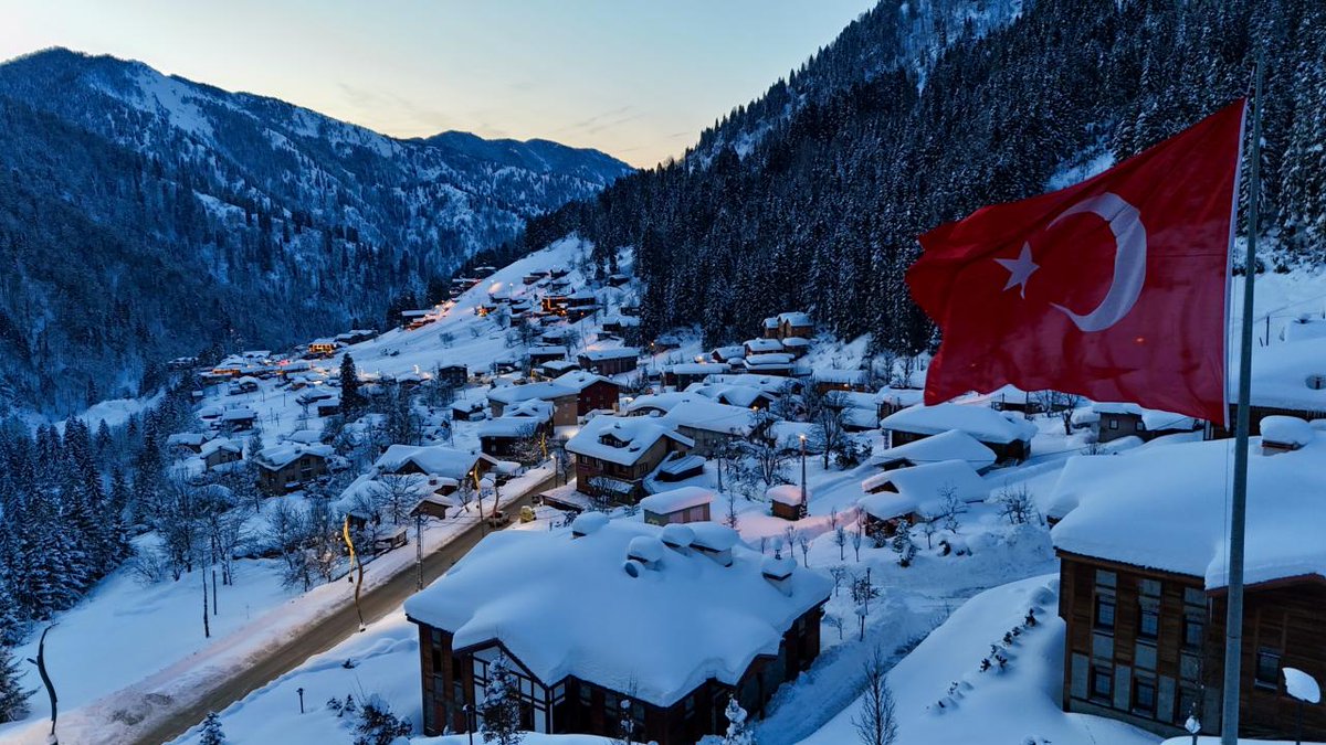 Ayder Yaylası Kış Güzelliği ile Ziyaretçilerini Bekliyor