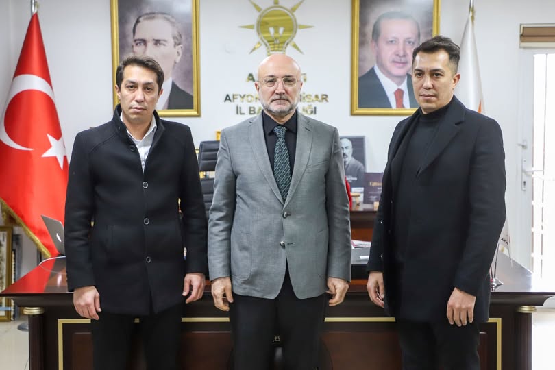 AK Parti Afyonkarahisar İl Başkanı Turgay Şahin, İstanbul Afyonkarahisarlılar Dernekler Federasyonu Temsilcilerini Ağırladı