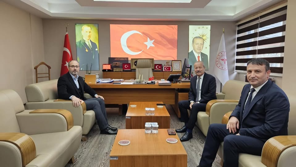 MHP Afyonkarahisar İl Başkanı Ahmet Kahveci, İl Sağlık Müdürü Hakkı Öztürk'ü Ziyaret Etti