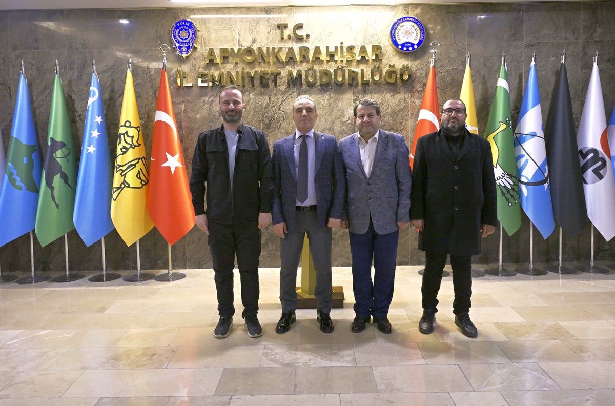 Afyonkarahisar Emniyet Müdürü Yerel Medya Temsilcilerini Ağırladı