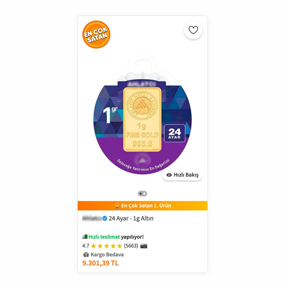 1 Gram Altın Fiyatı Rekor Kırarak 9.300 TL'ye Ulaştı