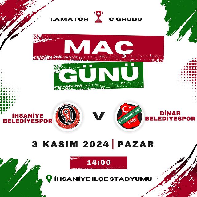 Dinar Belediye Spor, İhsaniye Belediye Spor ile Karşılaşacak