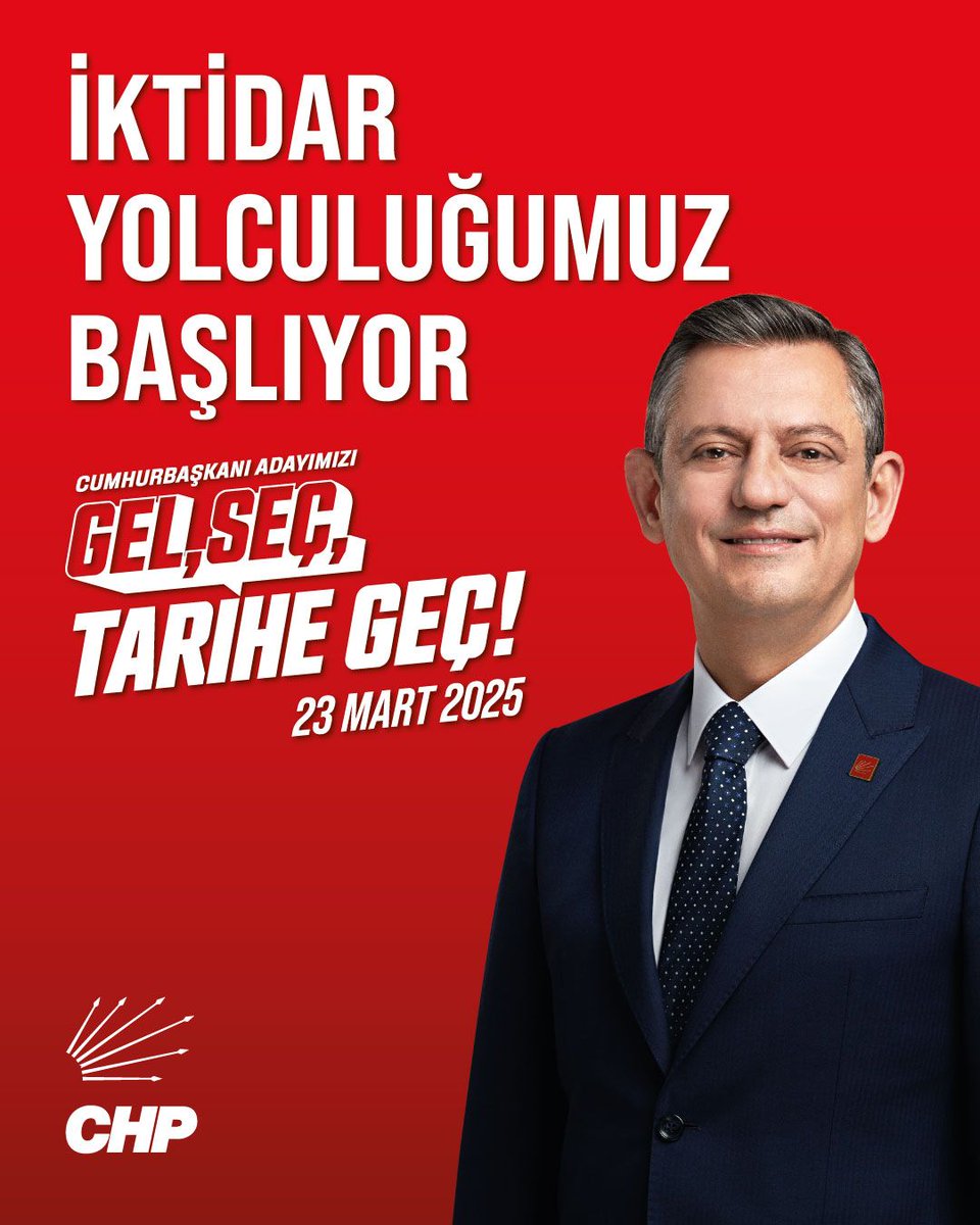CHP, Tarihi Değiştirme Amacıyla Cumhurbaşkanı Adayı Seçimi İçin Halkını Davet Ediyor