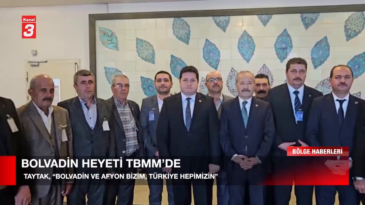 TBMM'de Toplanan Bolvadin Yetkilileri, İlçenin Sorunlarına Dikkat Çekti