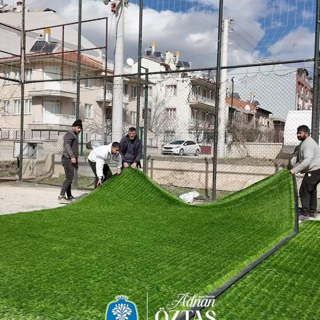 Sandıklı Belediyesi: Mahalle Halı Sahaları Yenileniyor