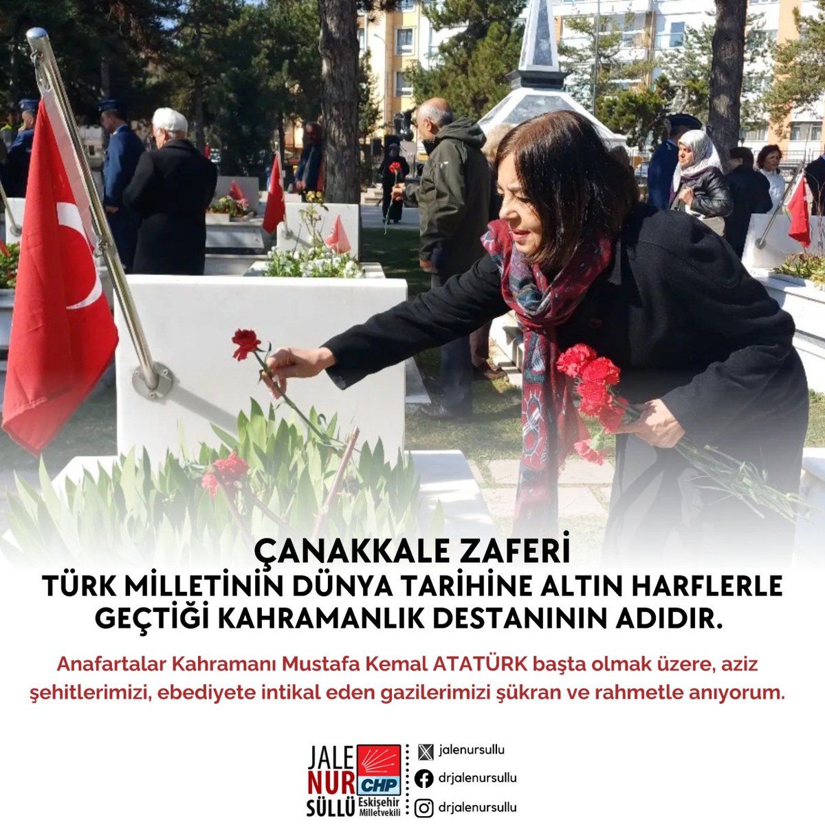 CHP'li Süllü, Çanakkale Zaferi'nin 110. Yılında Vatanın Kahramanlarını Anma Mesajı Yayınladı