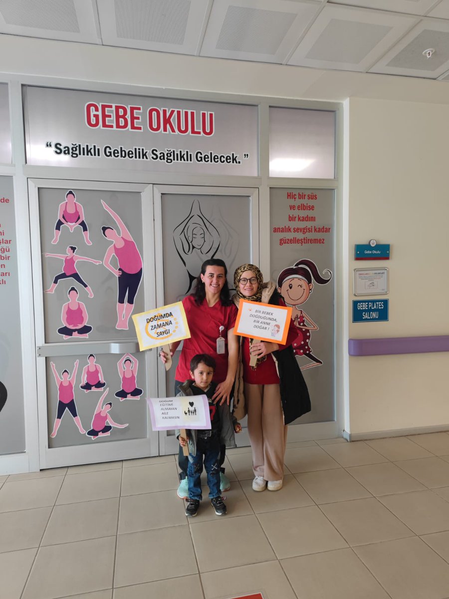 Denizli'de Gebelere Normal Doğum Eğitimi Veriliyor