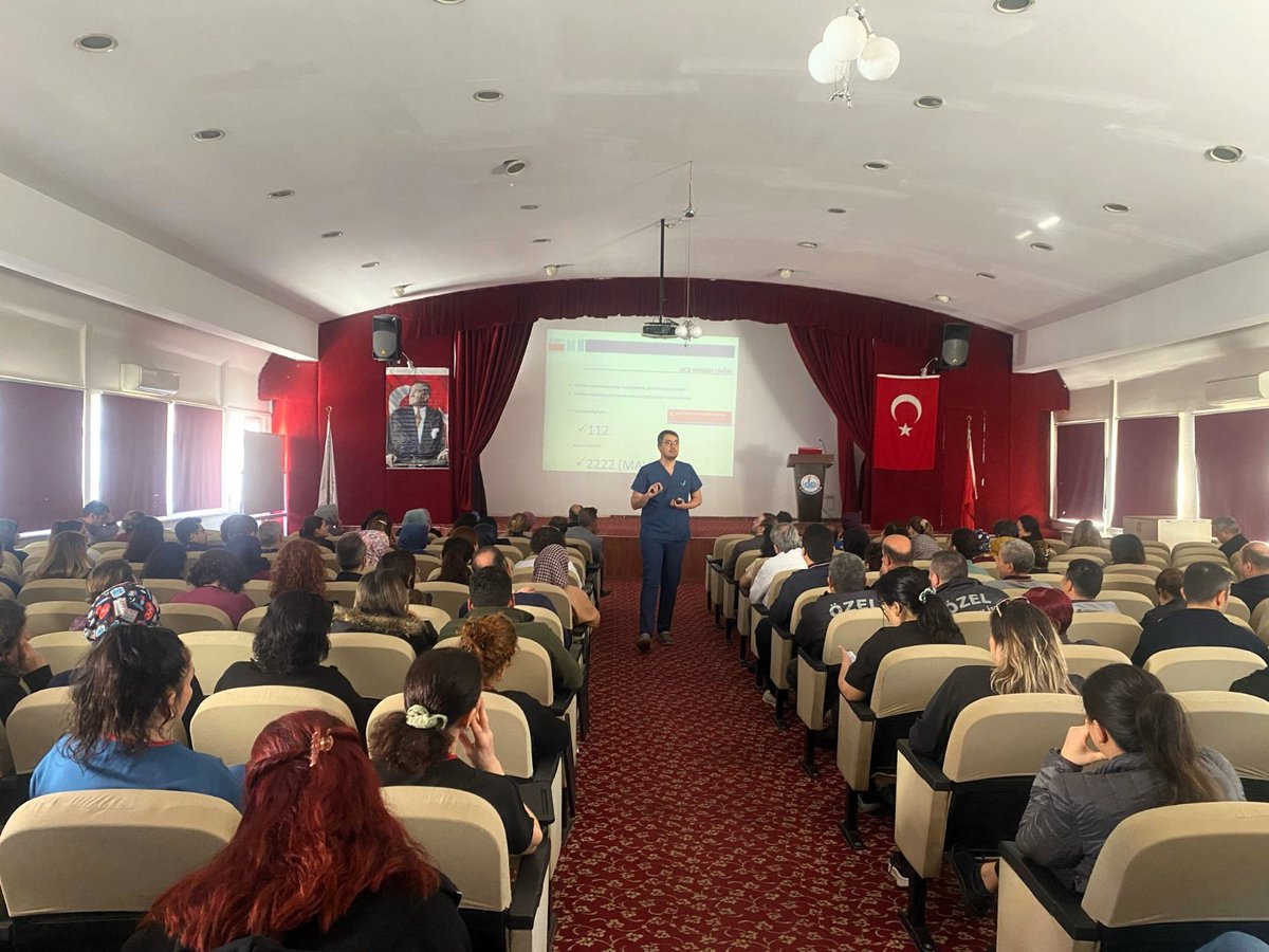 Denizli Devlet Hastanesi'nde Sağlık Personeline Hayat Kurtarma Eğitimi Verildi