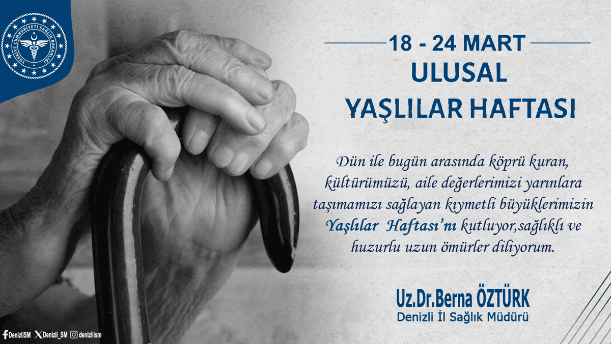 Denizli'de Yaşlılara Saygı Haftası Kutlamaları