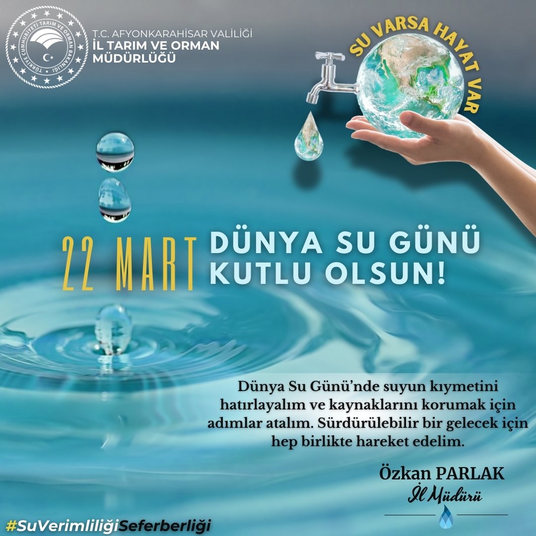 Afyonkarahisar'da Dünya Su Günü Etkinlikleriyle Kutlandı