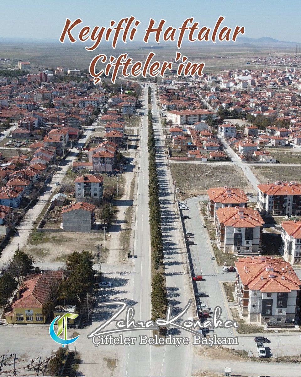 Eskişehir Çifteler Belediyesi'nden Vatandaşlarına Hafta Mesajı