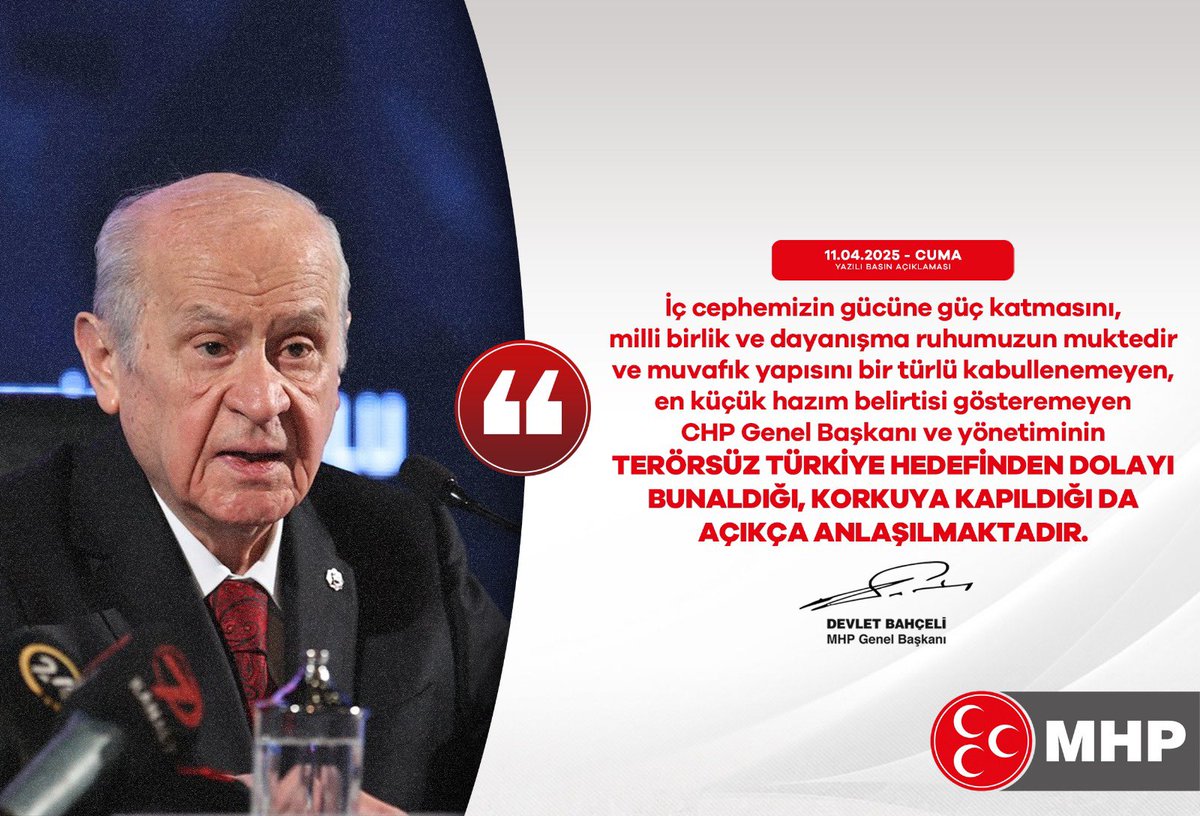 CHP'nin Terörsüz Türkiye Hedefine Karşı Endişeleri