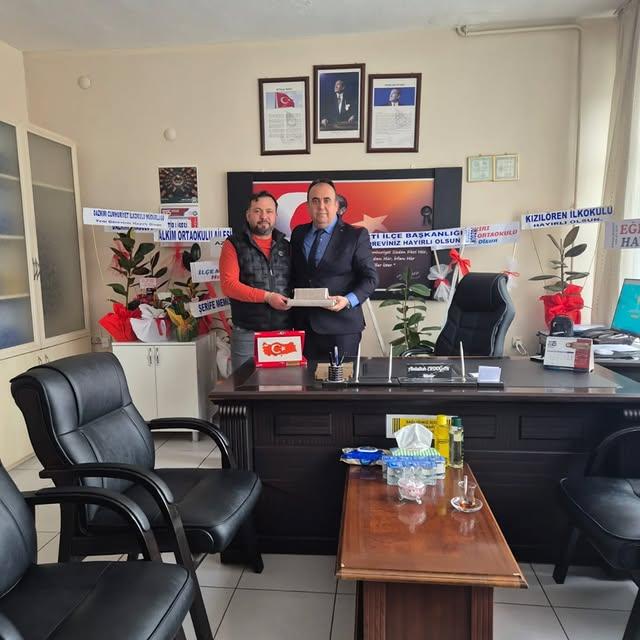 Mehmet Şenocakı, Dazkırı İlçe Milli Eğitim Müdürünü Ziyaret Etti
