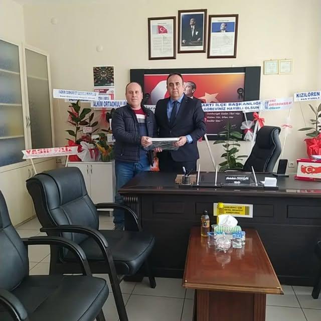Dazkırı Meslek Yüksekokulu Metal Bölümü Alan Şefinin İlçe Milli Eğitim Müdürlüğüne Ziyareti