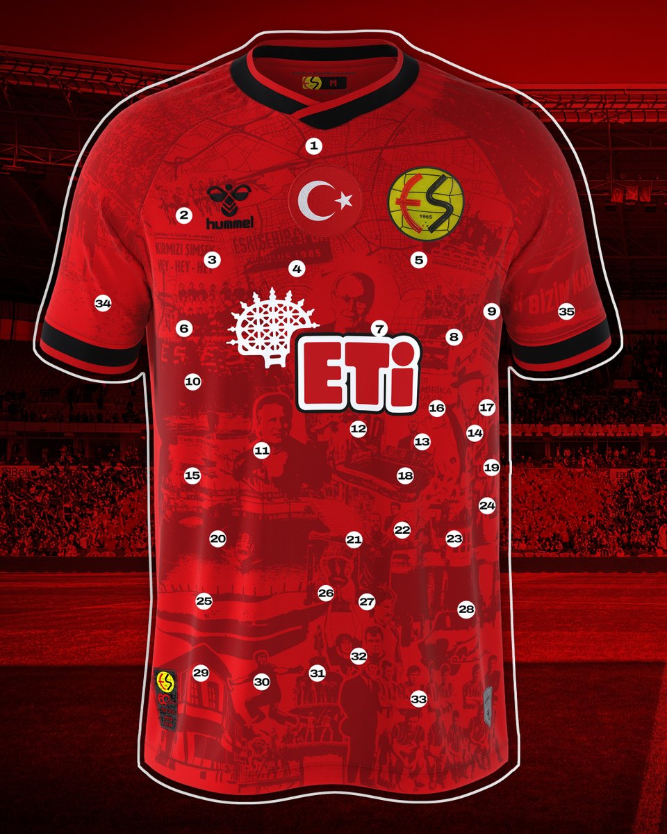 Eskişehirspor, Şampiyonluk Geçmişini Onurlandırarak 60. Yıl Forması Yayınladı