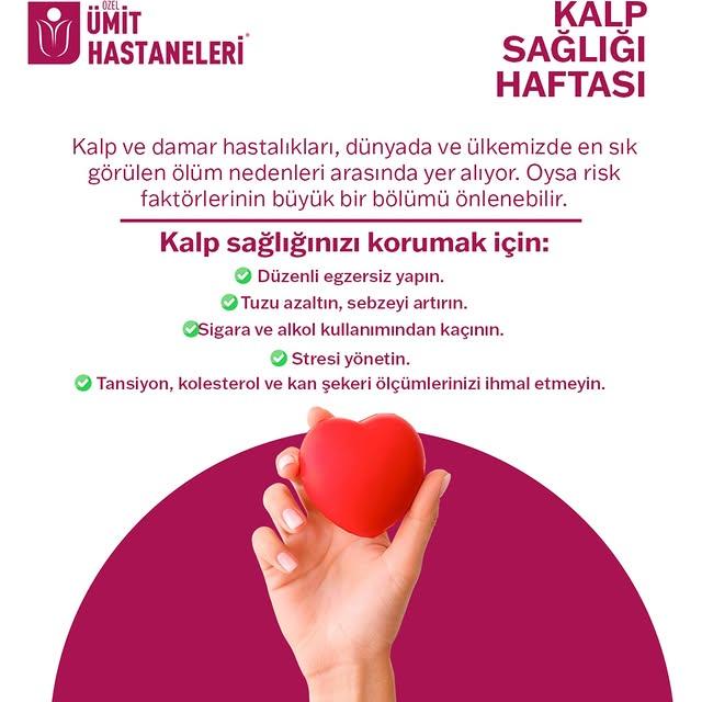 1420 Nisan Kalp Sağlığı Haftası'nda Kalp Sağlığını Koruma Önlemleri