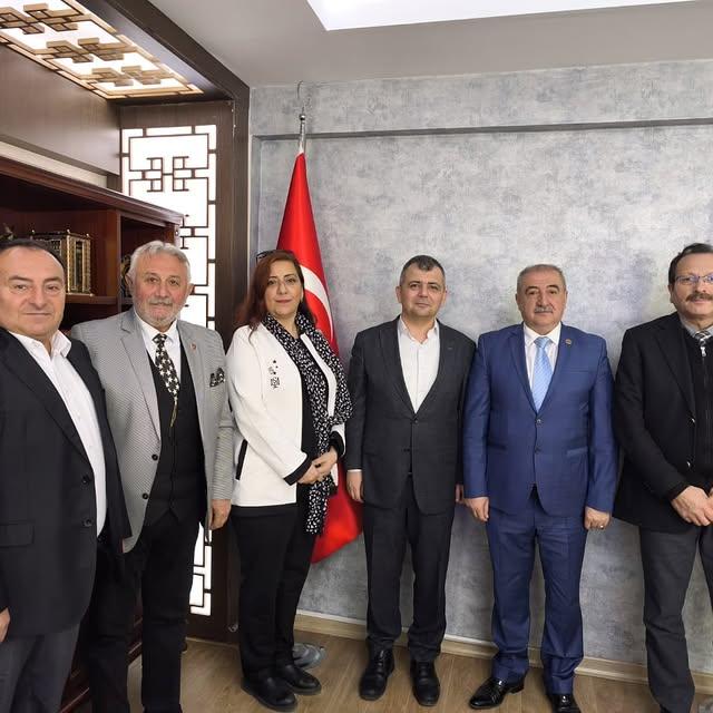 Avrupa Birliği Türkleri Platformu ve Emirdağ Birlik Platformu Belediye Başkanı Koyuncuya Ziyaret