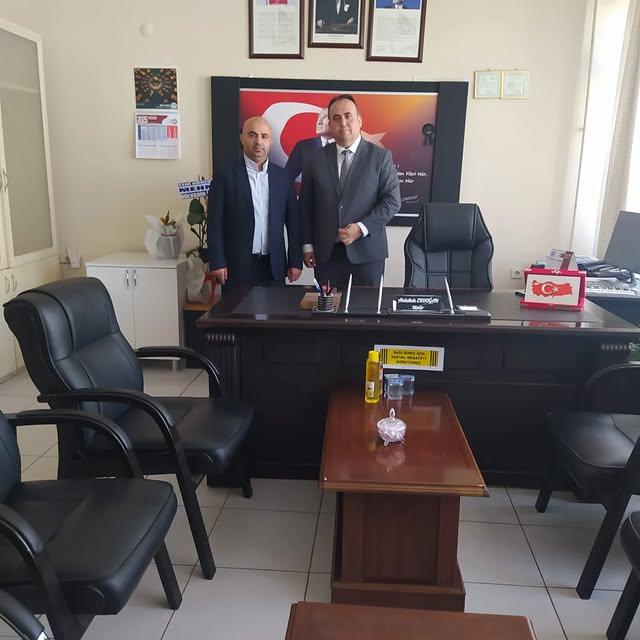 Dinar ve Dazkırı Gençlik Spor İl Müdürlüğü, İlçe Milli Eğitim Müdürüne Hayırlı olsun Ziyareti