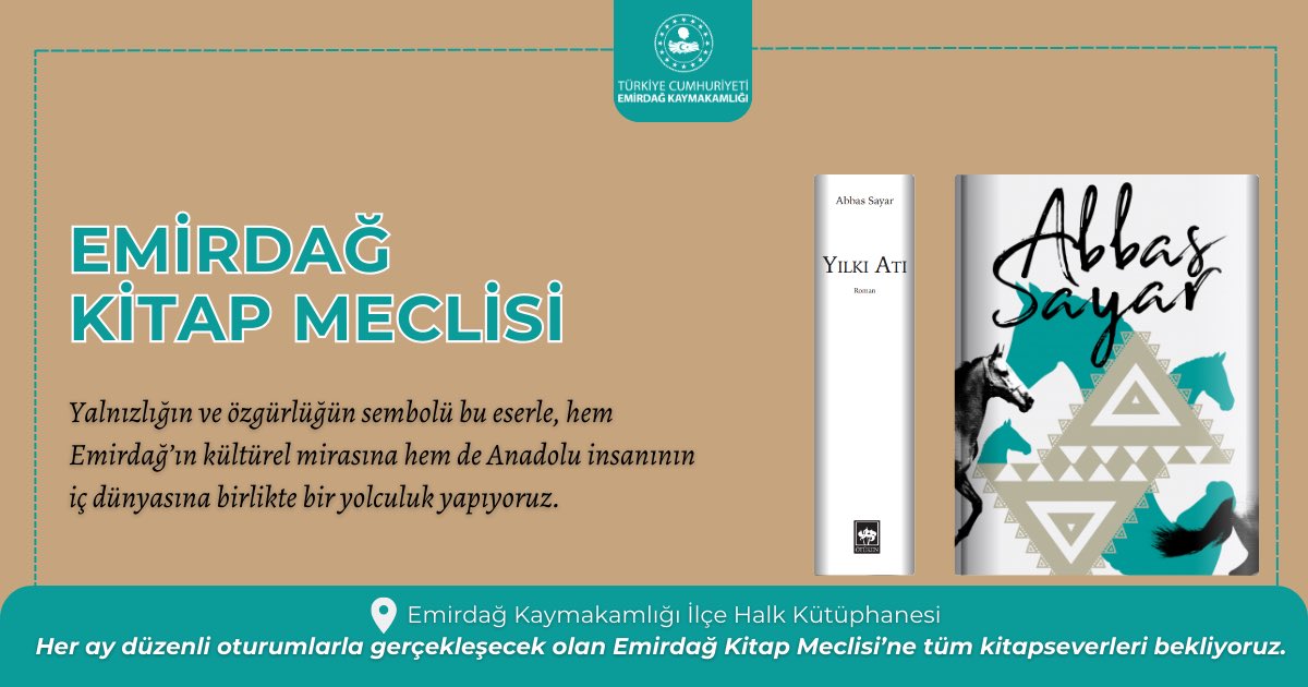 Emirdağ'da İlk Kitap Meclisi Buluşması Yapıldı