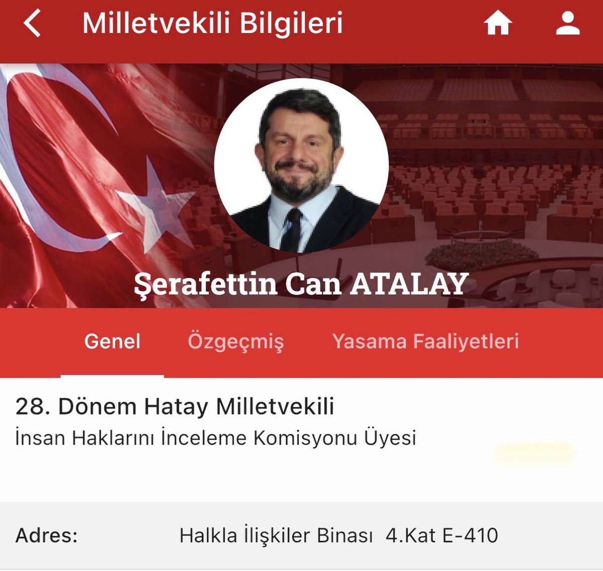 CHP Eskişehir Milletvekili'nin Hatay'dan Seçim Yaptığı ve TBMM'ye Gittiği İddiası