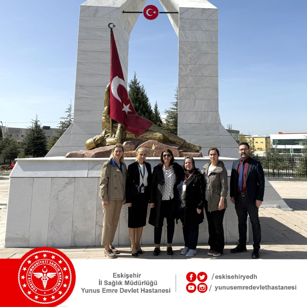 Eskişehir Yunus Emre Devlet Hastanesi, Şehitleri Anma Etkinliği Düzenledi
