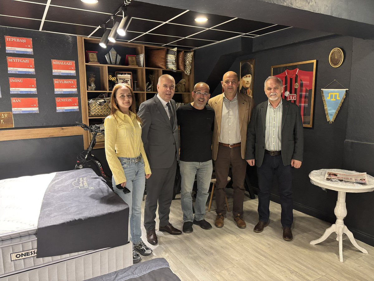 MHP Eskişehir İl Başkanı Serkan Azcan’ı Ziyaret