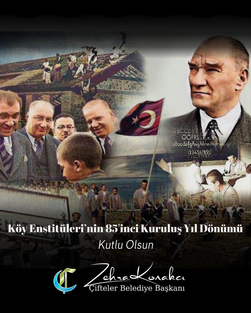Eskişehir Çifteler’de Köy Enstitüleri'nin 85. Kuruluş Yılı Kutlandı