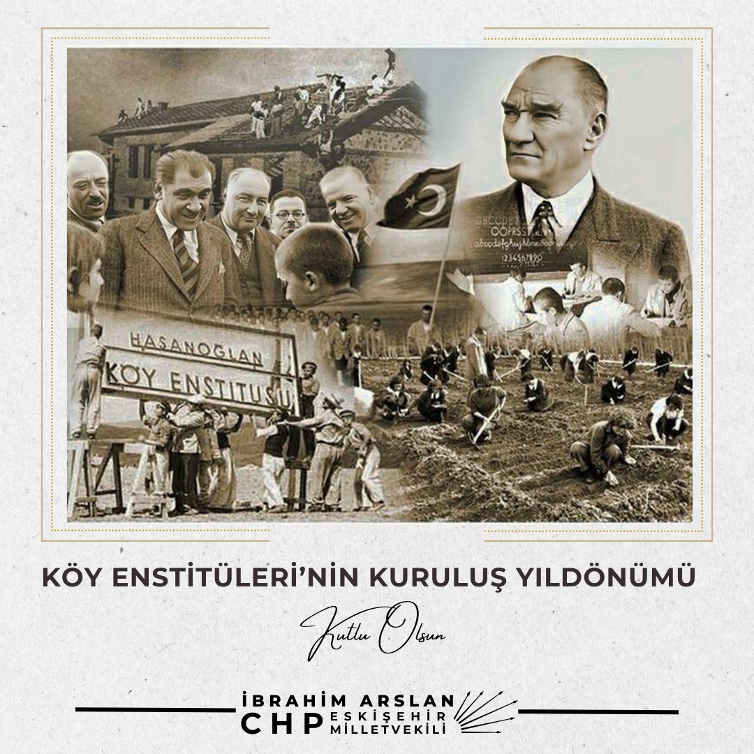 CHP'li Vekil, Köy Enstitülerini Yeniden Tanıtıyor